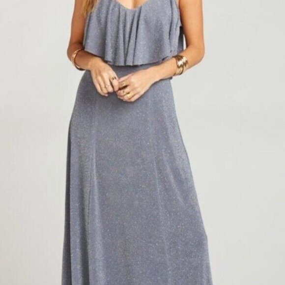 Show Me Your Mumu Renee Ruffle Maxi Dress Size Medium NWT - Picture 1 of 4